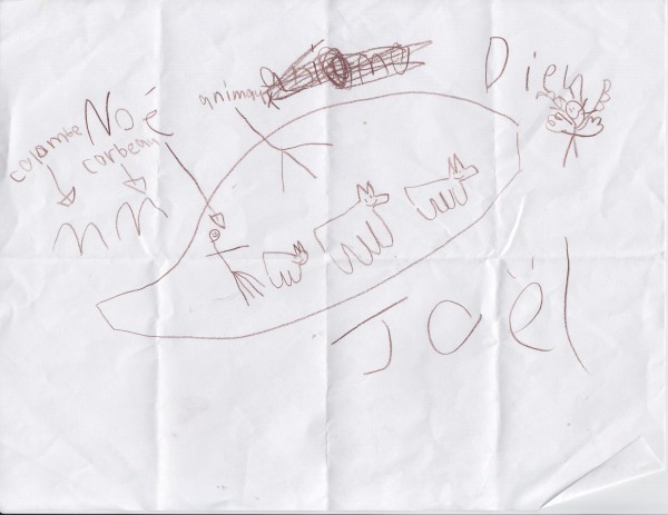 Joël fait une arche de Noé